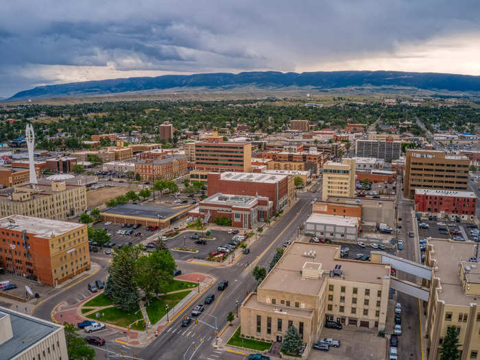 7. Casper, Wyoming