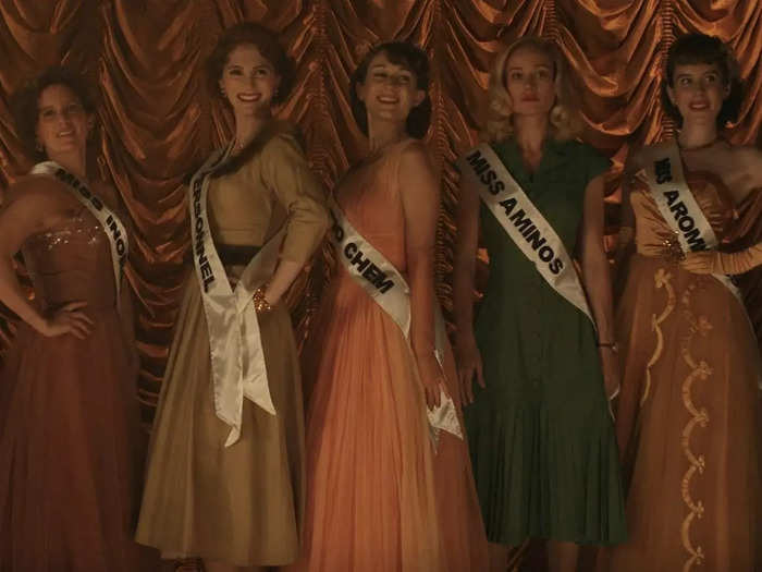 The Little Miss Hastings pageant is entirely made up for the adaptation.