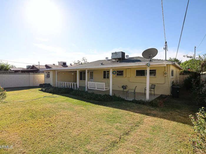 The Glendale home also have a substantially sized backyard — something that will be nice in Phoenix-area winters (but maybe not so much in the summer).