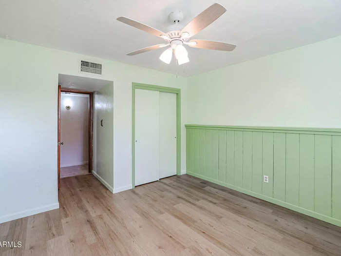 This home has plenty of ceiling fans, a must for anyone living in sweltering Phoenix.