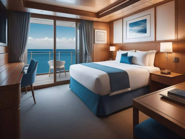 Say goodbye to mopping your floor and doing the laundry: Travelers on the ship won’t have to do the same chores they do on land.