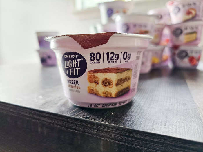 The tiramisu Greek yogurt was a perfect after-dinner snack. 