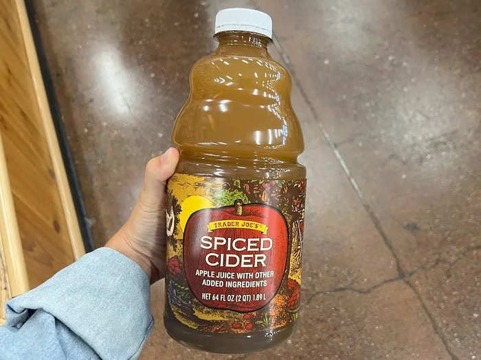 The spiced cider completes a great fall meal.