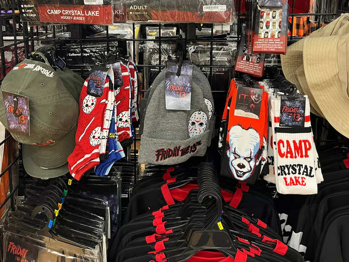 This display was dedicated to "Friday the 13th" and "It." As opposed to Party City