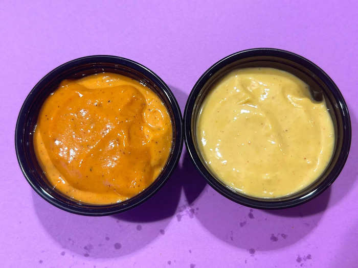 Taco Bell also developed two new sauces to pair with its chicken nuggets.