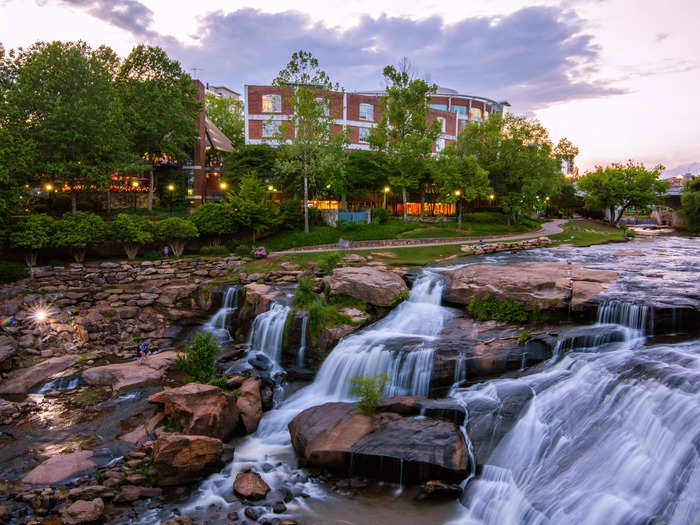 Instead of Atlanta, Georgia, try Greenville, South Carolina.