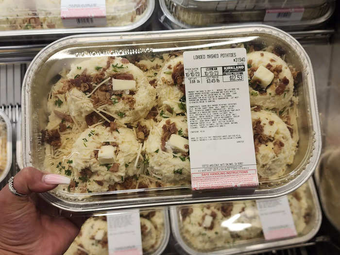 The Kirkland Signature loaded mashed potatoes are new at Costco.