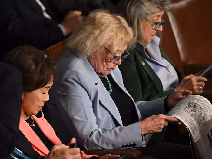 Some Democrats appeared bored with the proceedings