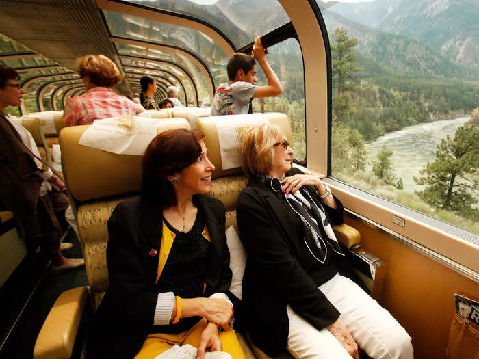 Consider taking a lavish train to your destination instead of flying.