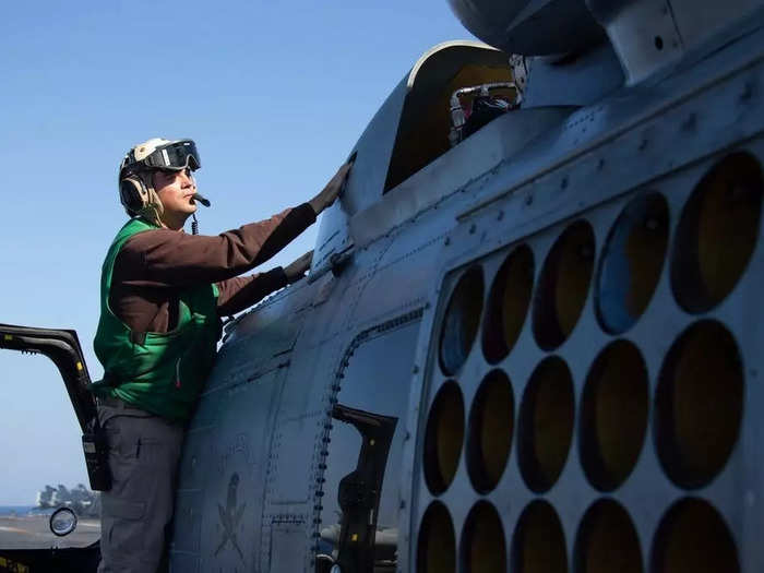 In addition to training exercises, personnel have been conducting maintenance and repairs to the carrier