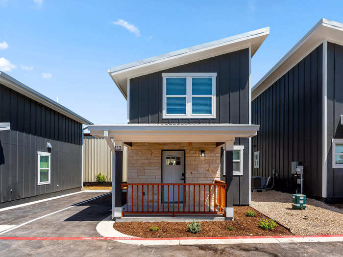 But the lodging at Mustard Seed is built like traditional housing: on concrete slabs.