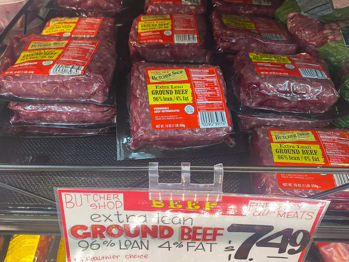 Extra-lean ground beef can be used for many dishes.