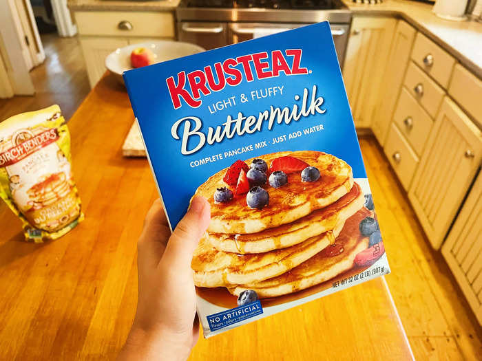 My favorite was the Krusteaz buttermilk-pancake mix.