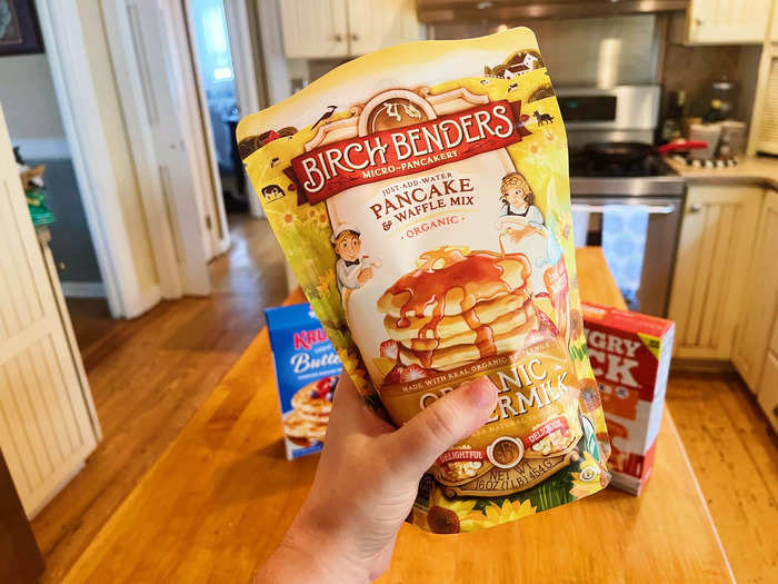 My second-favorite was the organic Birch Benders buttermilk pancake and waffle mix.