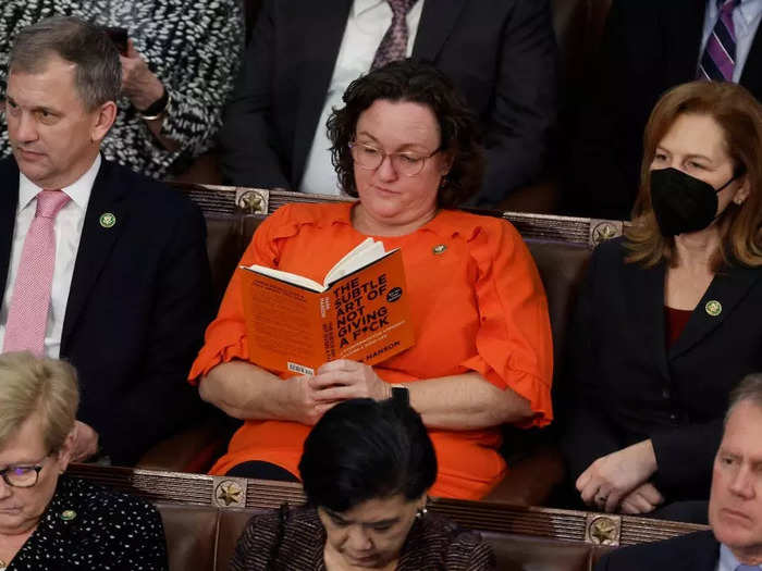 Photos from inside the House Chamber showed the growing frustration — and boredom — with the chaotic votes.