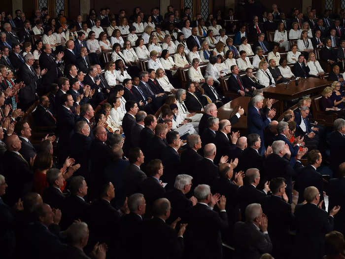 Female Democratic lawmakers wore white again to the 2020 State of the Union.