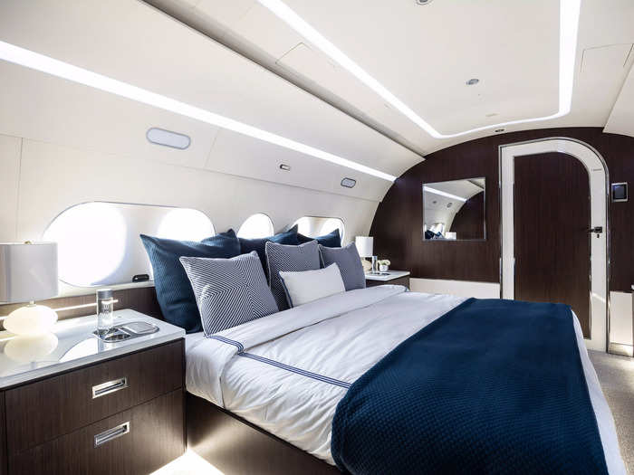 Its luxe cabins will reflect the high price tag, with options to include an office, a master ensuite bedroom with a shower, and giant flatscreen TVs.