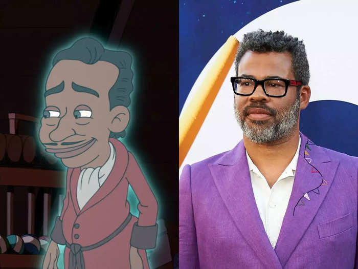 Jordan Peele is the voice behind the ghost of Duke Ellington who lives in Nick