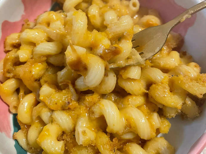 I thought this was one of the most flavorful recipes for macaroni and cheese that I