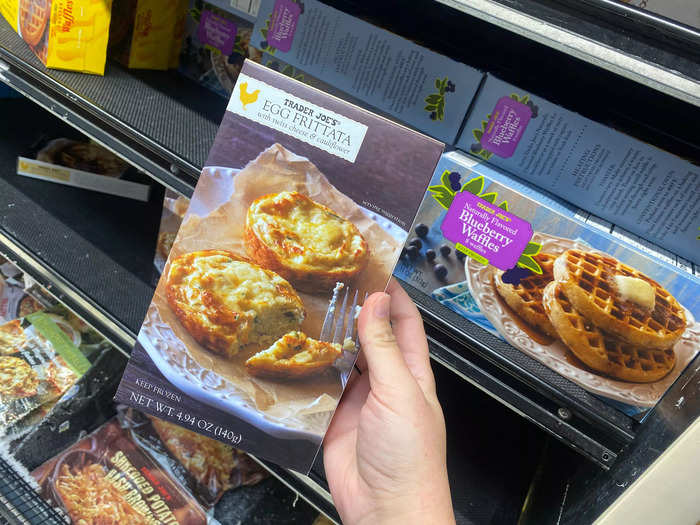 Don’t discount the frozen egg frittatas. 