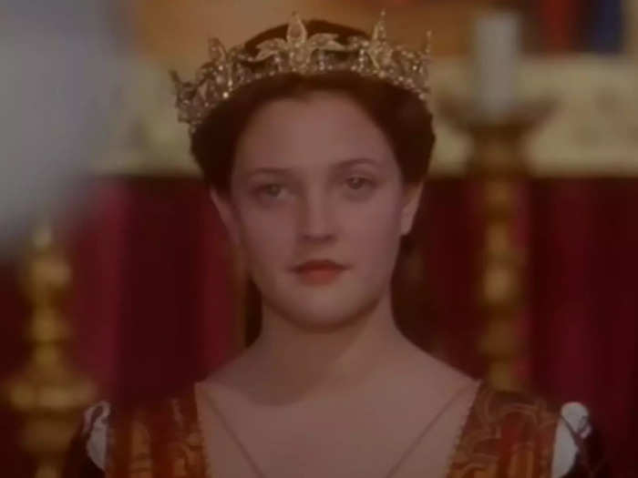 In "Ever After: A Cinderella Story" (1998), Barrymore played Danielle de Barbarac.
