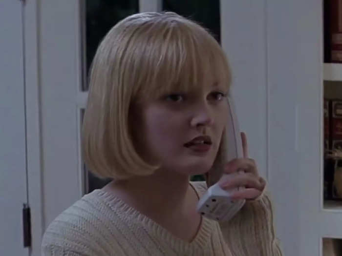 In the horror film "Scream" (1996), Barrymore played Casey Becker.