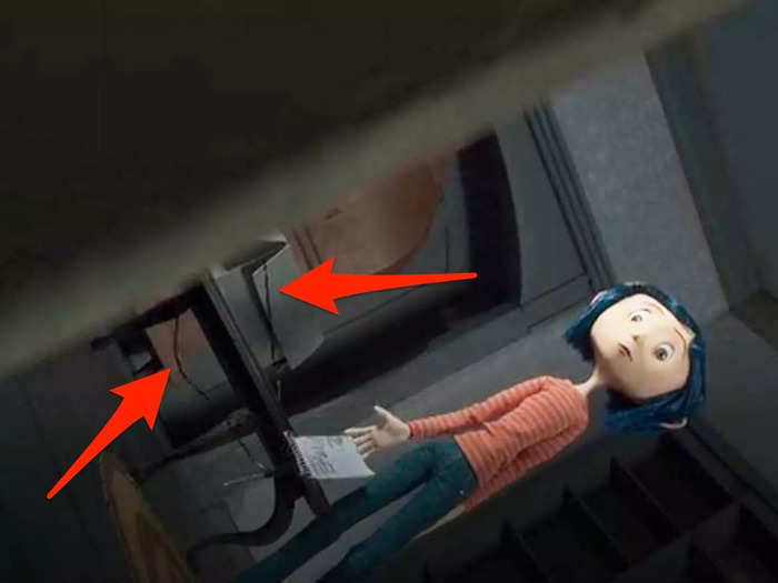 The wires holding Coraline