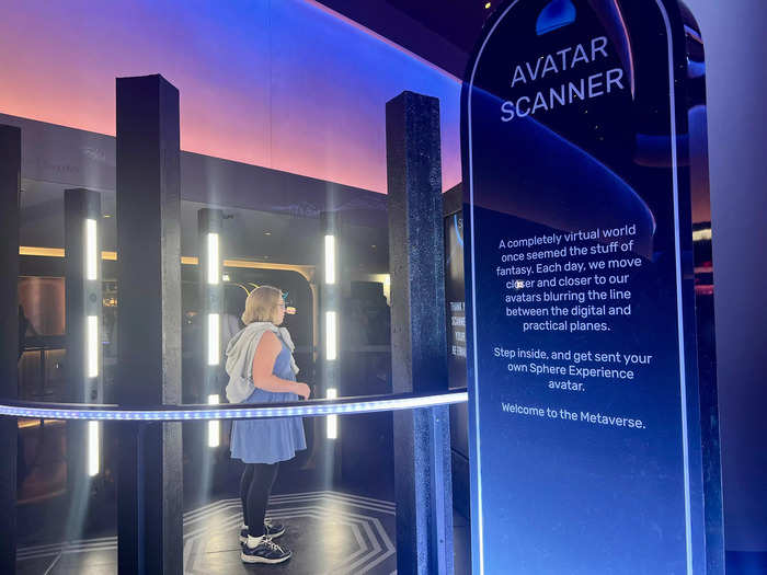 Aside from the androids, visitors can also enter the Metaverse.