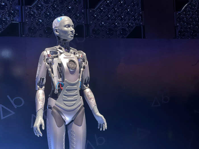 Most intriguing, however, was Aura — the “world’s most advanced humanoid robot.”