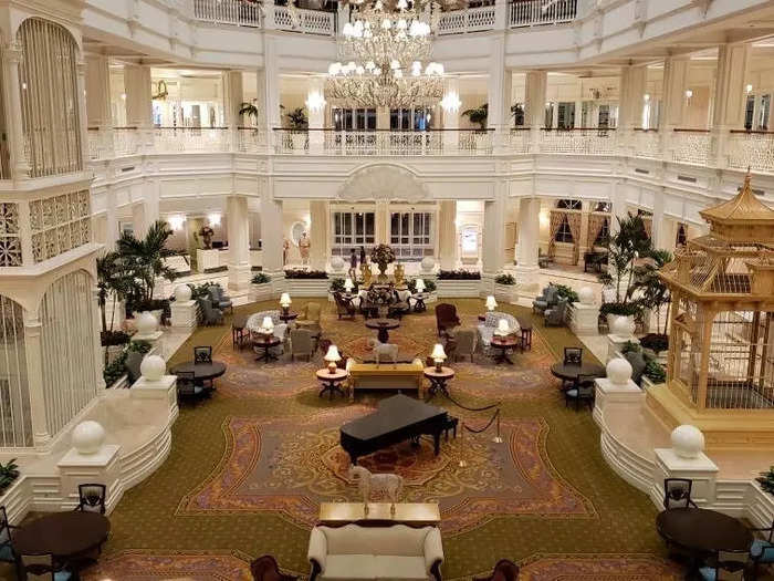 The Grand Floridian is so elegant.