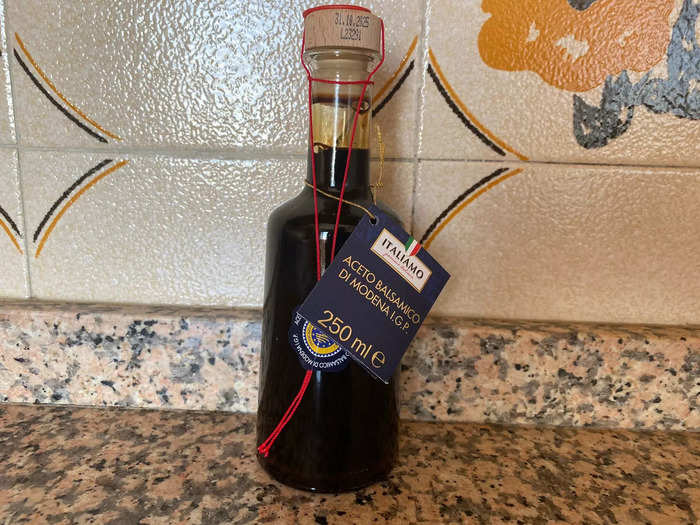 I drizzled the Italiamo balsamic vinegar on nearly everything.