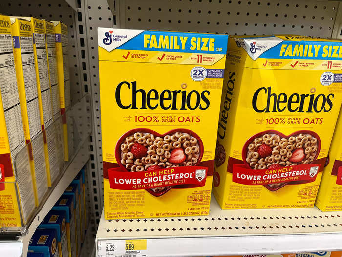 At my local Target in New York City, a family-size box of Cheerios costs $5.89.