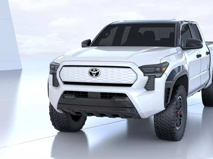 It looks markedly different from another electric pickup concept that Toyota showed off back in 2021. 