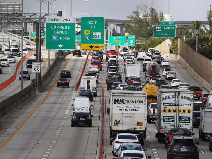 Even those with a car may opt for the convenience of rail travel to avoid the many times congested interstates.