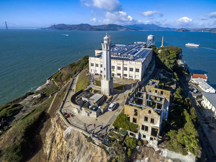 Before it became a federal prison, Alcatraz was used by the US military during the Civil War for Confederate sympathizers and citizens accused of treason.