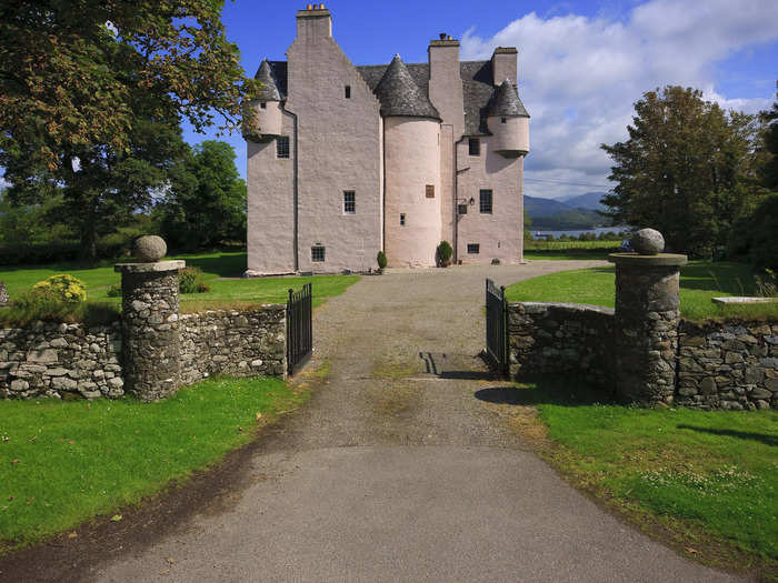 Barcaldine Castle in the west of Scotland is believed to be haunted by a man who was murdered there.