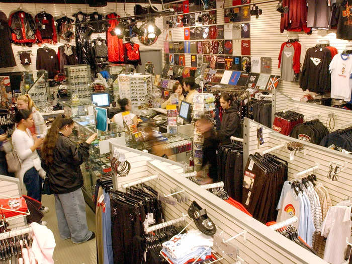 Hot Topic is a retail chain that was founded in California in 1989.