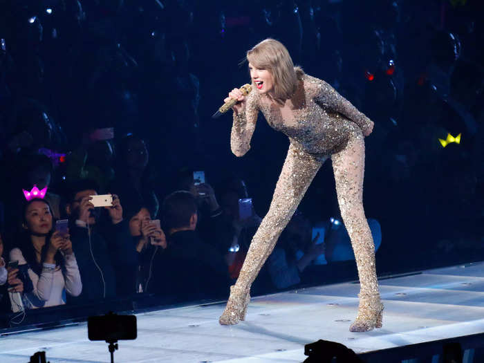 18. The "Out of the Woods" catsuit