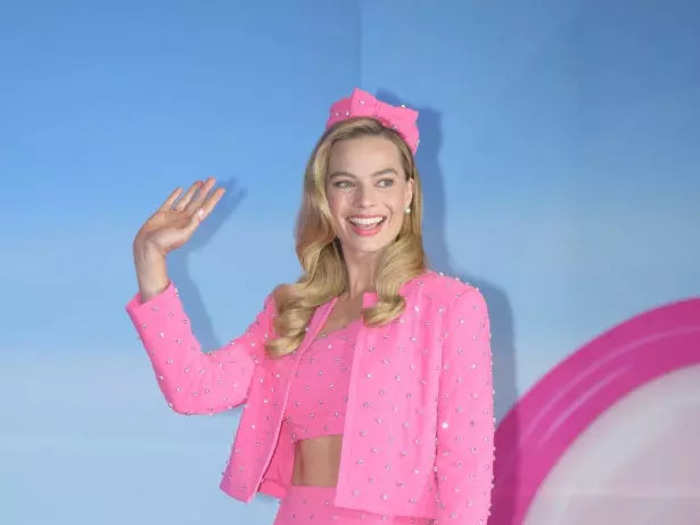 Margot Robbie as Barbie.