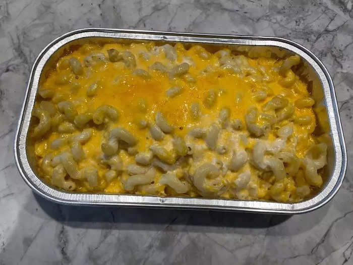 However, the mac and cheese disappointed us all.