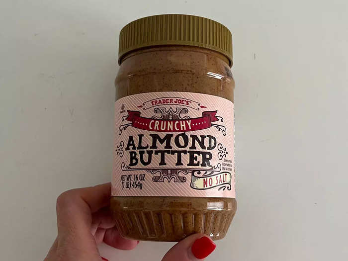 Give me all of the crunchy almond butter.