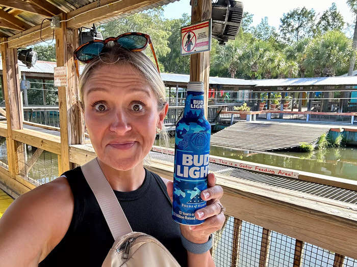 One of the best parts of Gatorland is the beer.