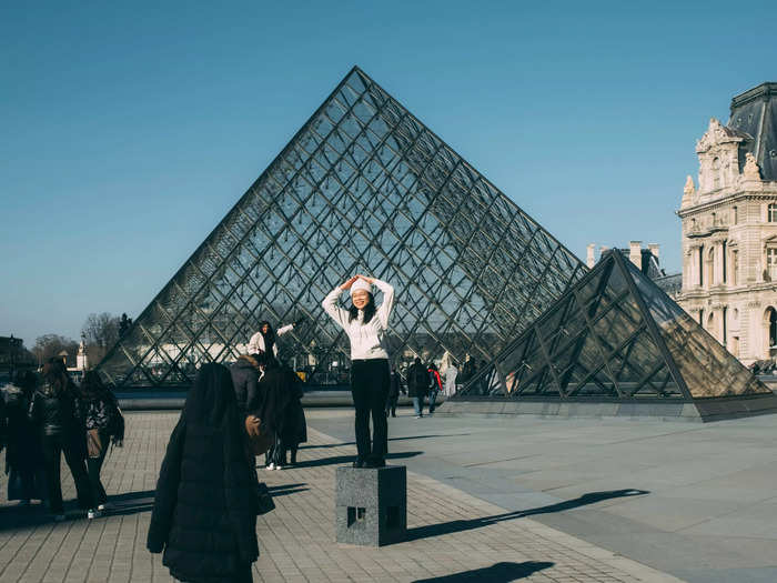 The Glass Pyramid has since become iconic and now serves as the main entrance for the museum.