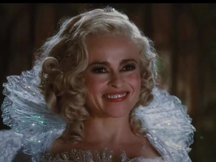 Carter portrayed the Fairy Godmother in "Cinderella" (2015).