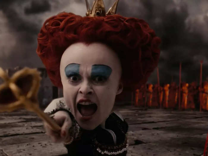 The actor originated her role as the Red Queen in "Alice in Wonderland" (2010).