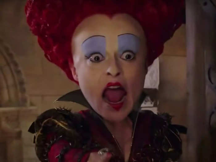 She played the Red Queen in "Alice Through the Looking Glass" (2016).