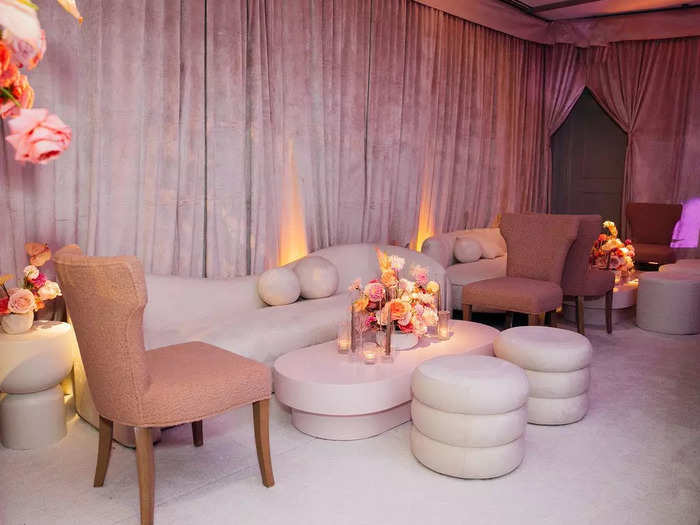 Lounge areas were inspired by Soho House