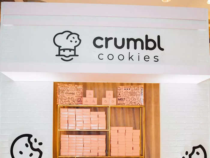 They built out a Crumbl store for dessert