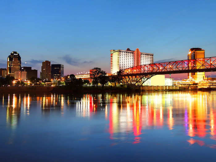 3. Shreveport, Louisiana