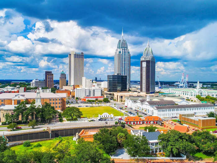 6. Mobile, Alabama